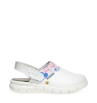 Klapki Medyczne DYNAMIC 320 Abeba Białe OB ESD