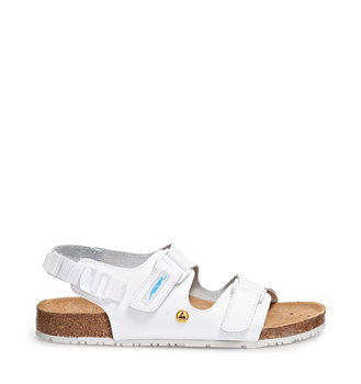 Sandały Medyczne NATURE 090 Abeba Białe OB ESD