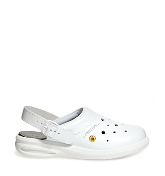 Klapki Ochronne EASY 630 Abeba Białe OB ESD