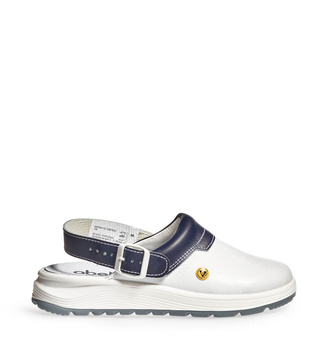 Klapki Ochronne EASY 2.0 622 Abeba Białe OB ESD