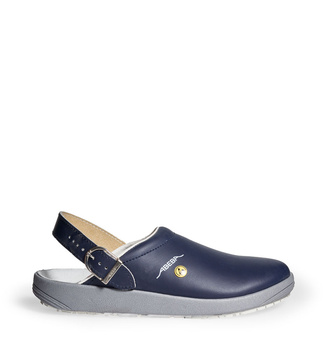 Klapki Medyczne RUBBER 250 Abeba Niebieskie OB ESD