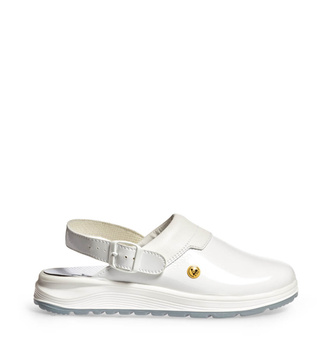 Klapki Ochronne EASY 2.0 620 Abeba Białe OB ESD