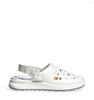 Klapki Ochronne EASY 2.0 630 Abeba Białe OB ESD